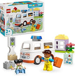 Load image into Gallery viewer, Lego Duplo Ambulance & Driver 10447