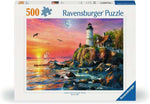 Load image into Gallery viewer, Ravensburger Lighthouse at Sunset 500 Pc