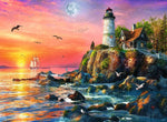 Load image into Gallery viewer, Ravensburger Lighthouse at Sunset 500 Pc