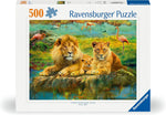 Load image into Gallery viewer, Ravensburger Lions in the Savanna 500pc