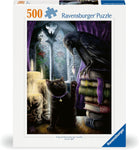 Load image into Gallery viewer, Ravensburger Black Cat and Raven 500pc