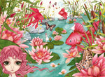 Load image into Gallery viewer, Ravensburger Minus Pond Daydreams 500pc