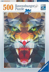 Load image into Gallery viewer, Ravensburger Polygon Lion 500pc