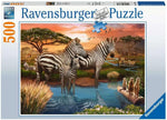 Load image into Gallery viewer, Ravensburger Zebra at Water Point 500pc