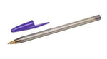 Load image into Gallery viewer, BIC CRISTAL PURPLE BALL PEN LOOSE