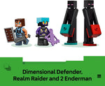 Load image into Gallery viewer, LEGO Minecraft 2in1 The Enderman Tower - Modular Toy Rebuilds Into 2 Fortresses - incl. Enderman