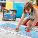 Load image into Gallery viewer, ORCHARD TOYS WORLD MAP PUZZLE AND POSTER 280