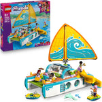 Load image into Gallery viewer, LEGO Friends Travel Boat Adventure Set - Boat Toy with a Spinning Sail, 4 Mini Dolls, 2 Dophins