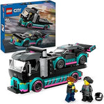 Load image into Gallery viewer, Lego City Race Car and Car Carrier Truck 60406