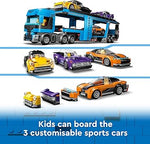 Load image into Gallery viewer, Lego City Car Transporter Truck w/SportsCars 60408
