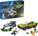 Load image into Gallery viewer, Lego City Police Car and Muscle Car Chase 60415