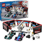 Load image into Gallery viewer, LEGO City F1 Garage & Mercedes-AMG & Alpine 60444
