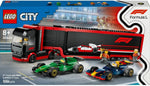 Load image into Gallery viewer, LEGO City F1 Truck with RB20 & AMR24 F1 Cars 60445