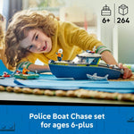 Load image into Gallery viewer, LEGO City Police Boat Chase 60456 Toy Building Set, Floatable Speedboat and Crook’s Dinghy