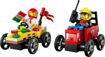 Load image into Gallery viewer, Lego City Pizza vs Fire Truck Race Car Pack 60458