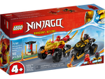 Load image into Gallery viewer, LEGO Ninjago Kai and Rass Car and Bike 71789