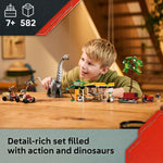 Load image into Gallery viewer, LEGO Jurassic World Raptor & Titanosaurus Tracking Mission 76973
