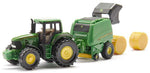 Load image into Gallery viewer, SIKU 1:87 JOHN DEERE TRACTOR W/BALER