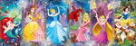 Load image into Gallery viewer, DISNEY PRINCESS PANORAMA JIGSAW - 1000PCS