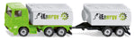 Load image into Gallery viewer, 1:87 TRUCK W/TANK TRUCK SUPERSTRUCTURE & TRAILER