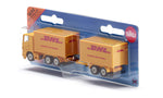Load image into Gallery viewer, 1:87 DHL TRUCK WITH TRAILER