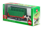 Load image into Gallery viewer, 1:32 LIVESTOCK TRAILER WITH 2 COWS