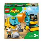 Load image into Gallery viewer, Lego Duplo Truck & Tracked Excavator 10931