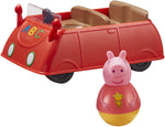 Load image into Gallery viewer, Peppa Pig - Weebles Push Along Wobbily Car