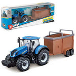 Load image into Gallery viewer, 10CM NEW HOLLAND T7.315 TRACTOR WITH HORSE BOX