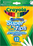 Load image into Gallery viewer, Crayola 12 Bright Washable super tips