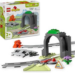 Load image into Gallery viewer, Lego Duplo Train Tunnel &amp; Tracks Expansion 10425
