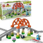 Load image into Gallery viewer, Lego Duplo Train Bridge &amp; Tracks Expansion 10426
