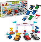 Load image into Gallery viewer, LEGO DUPLO Town F1 Team Race Cars &amp; Drivers 10445
