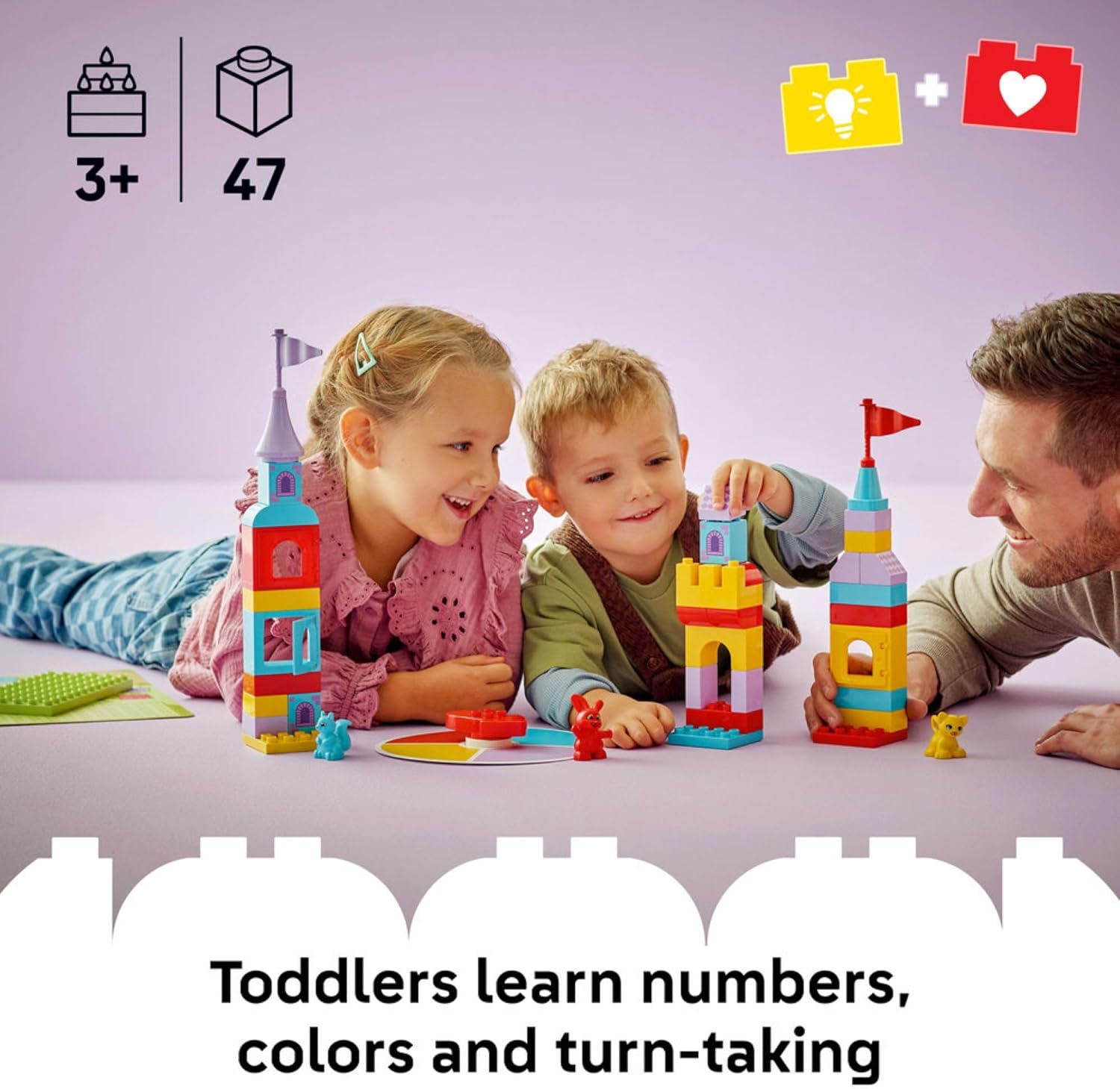 LEGO DUPLO Hopsy’s Castle Game 10450 Learn-Through-Play Family Building