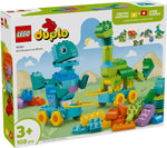 Load image into Gallery viewer, LEGO DUPLO Town 3in1 Dinosaurs on Wheels 10451 Learn-Through-Play Toddler Toy
