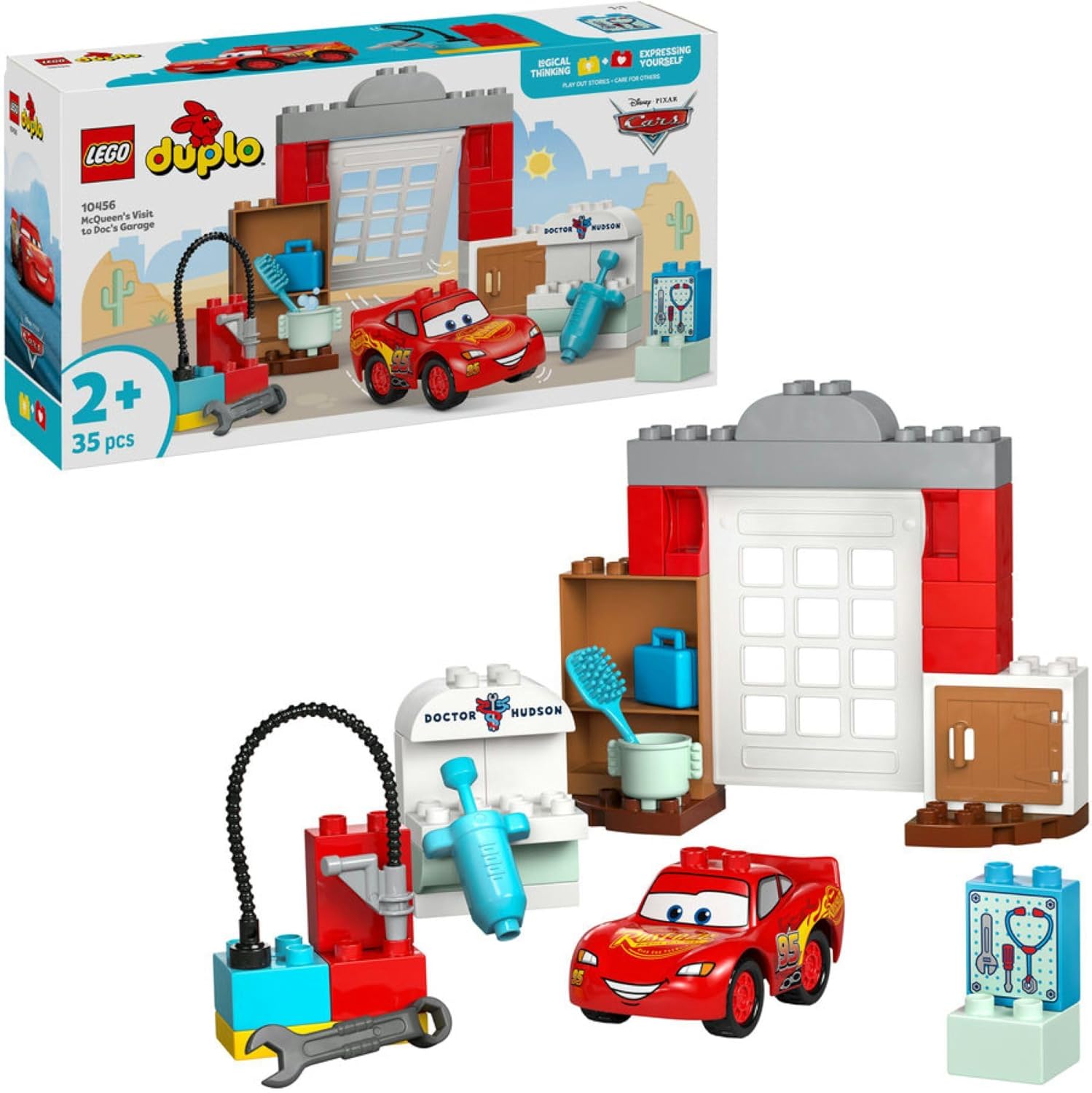 LEGO DUPLO Disney and Pixar Cars McQueen’s Visit to Doc’s Garage 10456
