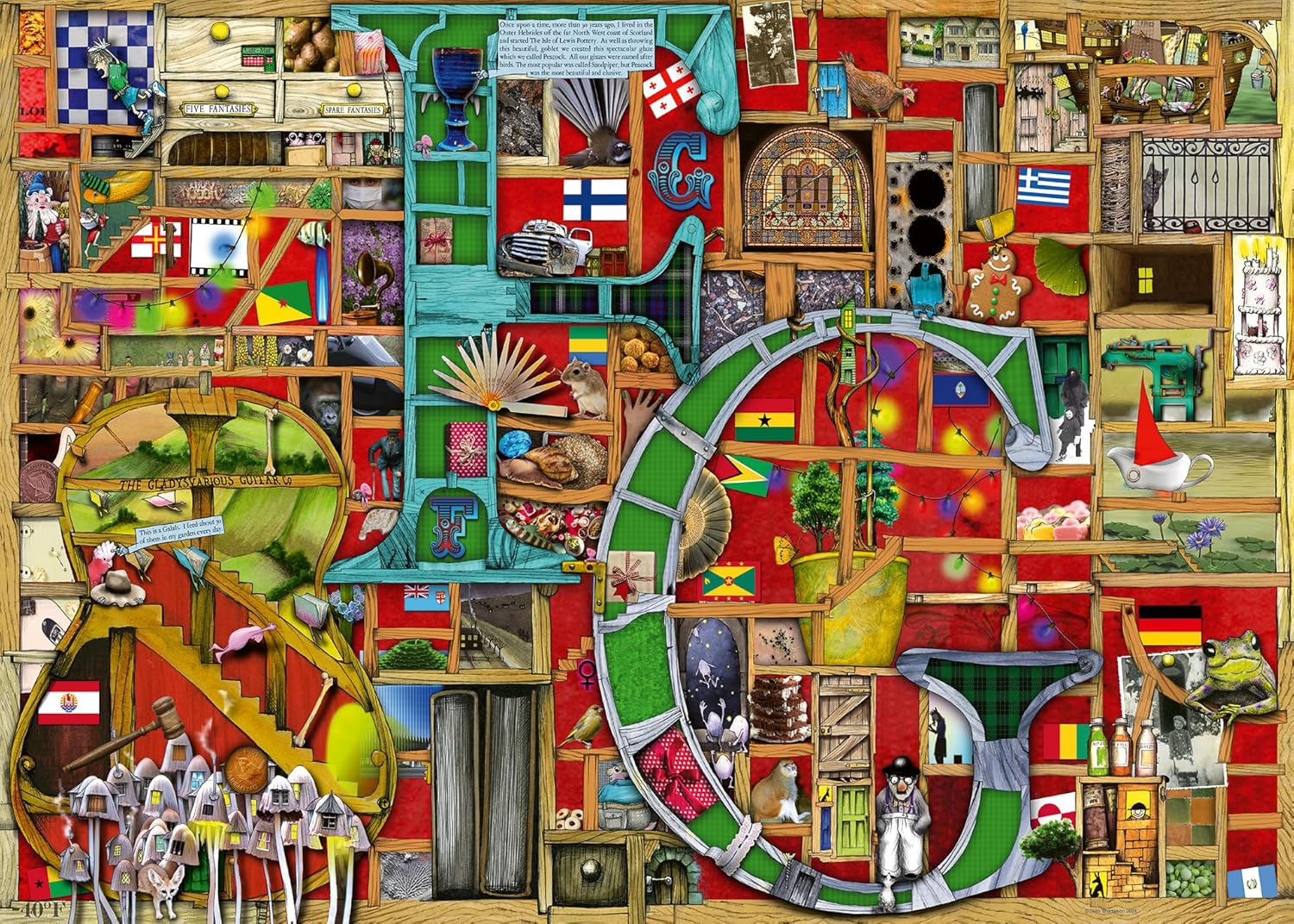Ravensburger Awesome Alphabet "F" & "G" 1000p