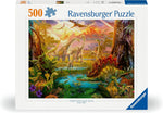 Load image into Gallery viewer, Ravensburger Land of the Dinosaurs 500pc
