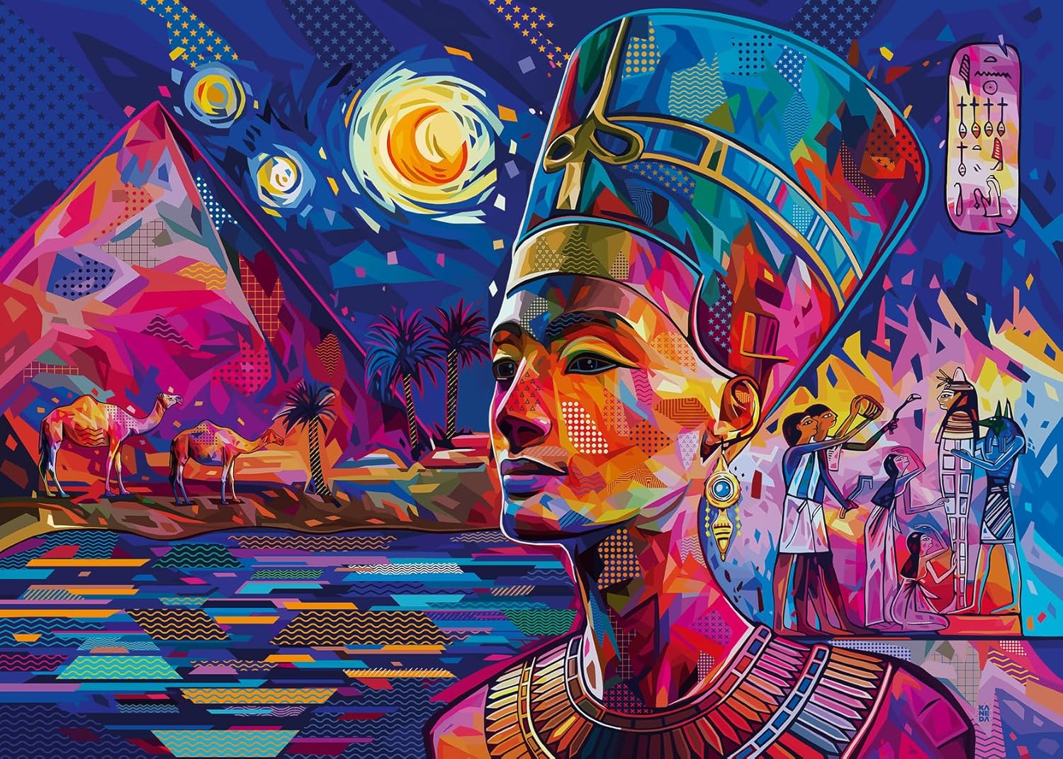 Ravensburger Nefertiti on the Nile 1000 Pc