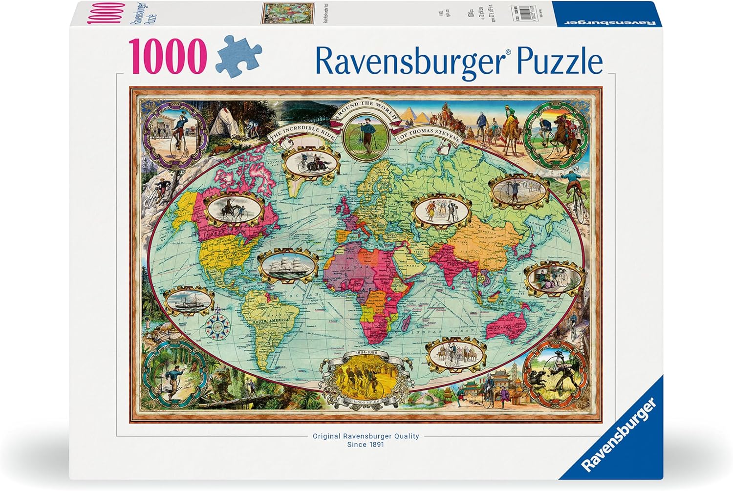 Ravensburger Bicycle Ride Around the World 1000 Pc