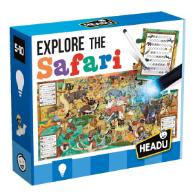 Headu - Explore the Safari Jigsaw with Torch