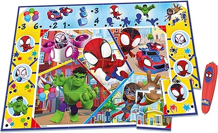 Spidey & Friends - Giant Floor Puzzle With Pen