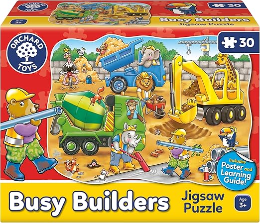 ORCHARD TOYS BUSY BUILDERS JIGSAW 18299