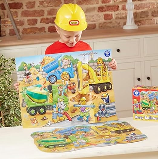 ORCHARD TOYS BUSY BUILDERS JIGSAW 18299