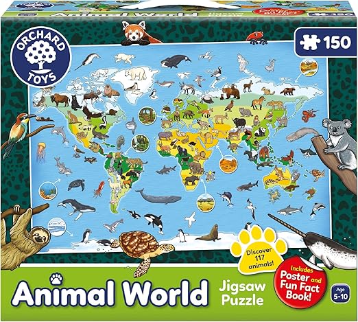 ORCHARD TOYS ANIMAL WORLD JIGSAW 18300