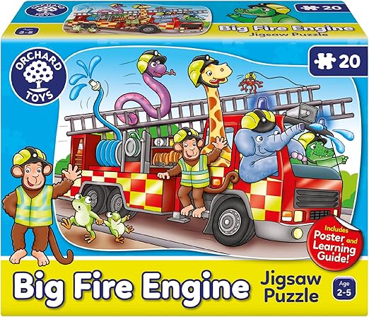 ORCHARD TOYS BIG FIRE ENGINE JIGSAW 18303