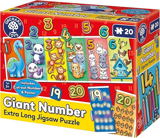 ORCHARD TOYS GIANT NUMBER JIGSAW 18306