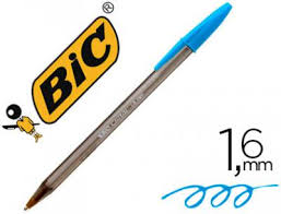 BIC CRISTAL TURQUOISE BALL PEN LOOSE