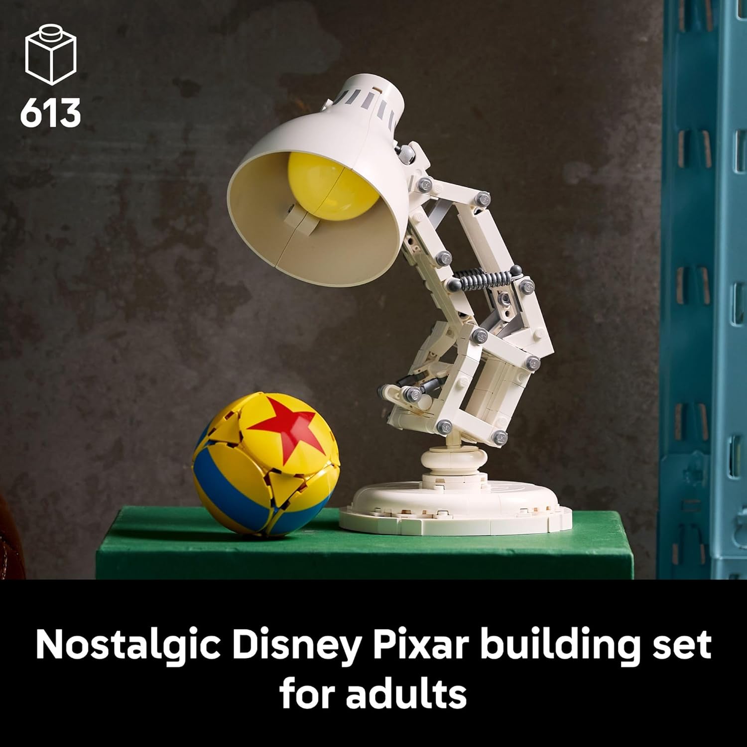 LEGO Ideas Disney Pixar Luxo Jr 21357. - Room Decorating and Building Set for Adults