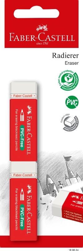 Faber Castell Eraser Double Pack